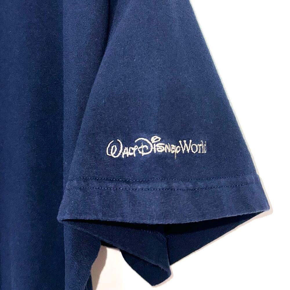 Walt Disney World 100 Years of Magic Navy Blue Short Sleeve T-Shirt Size Large - Picture 7 of 10
